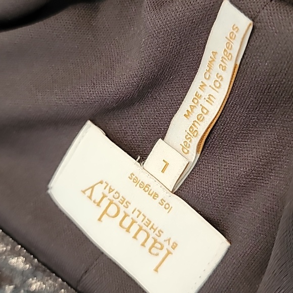 Shimmering Dark Silver Blouson Blouse - Picture 6 of 11